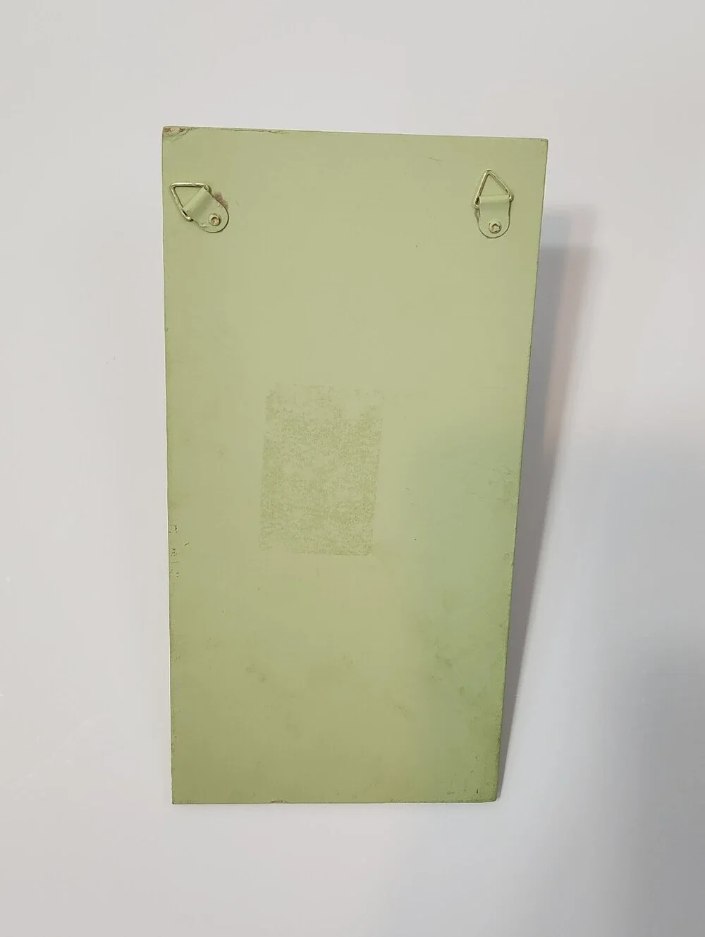 Decorative Green Wood Wall Hook with Crystal  Knob Shabby Chic New 5x9.5